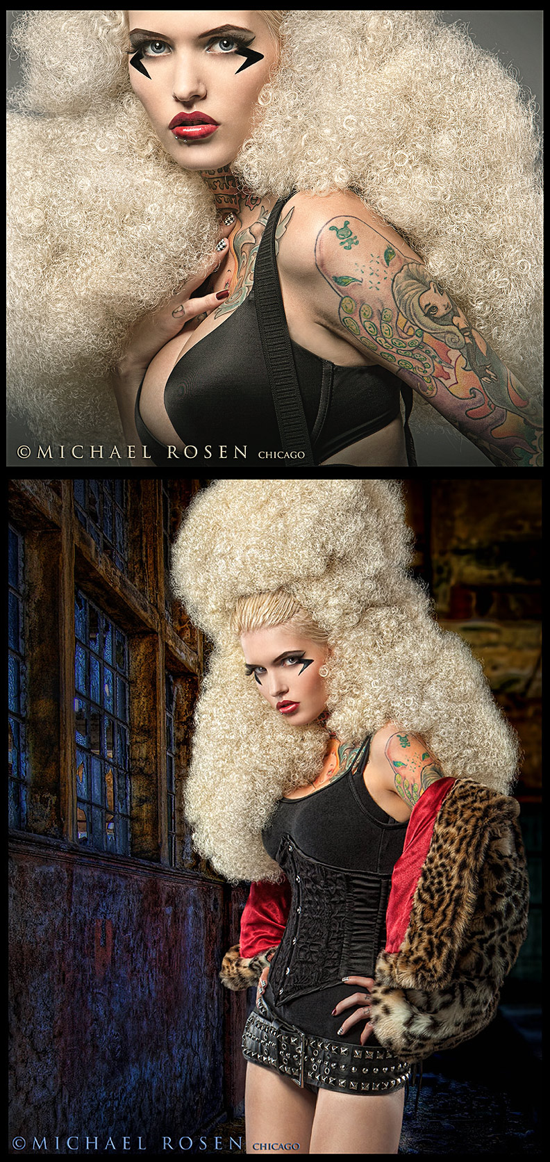 Male and Female model photo shoot of Michael Rosen - Chicago and Alloy Ash in Michael Rosen Studio - Chicago