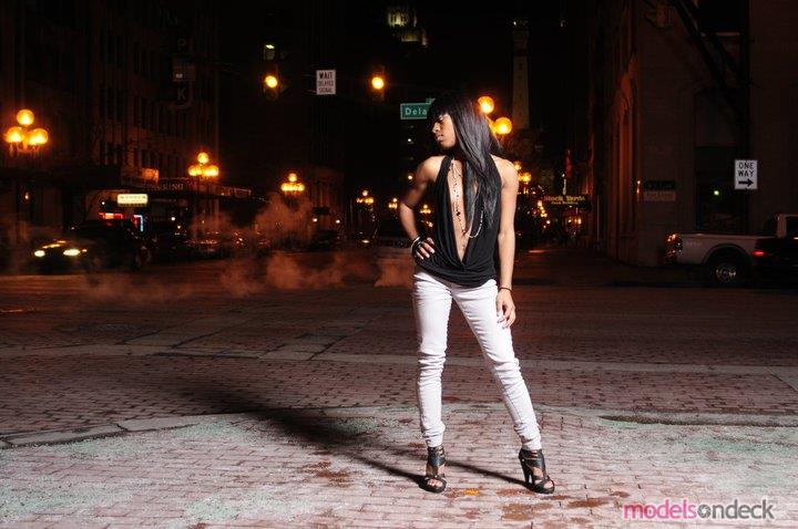Female model photo shoot of mss camille in downtown indy
