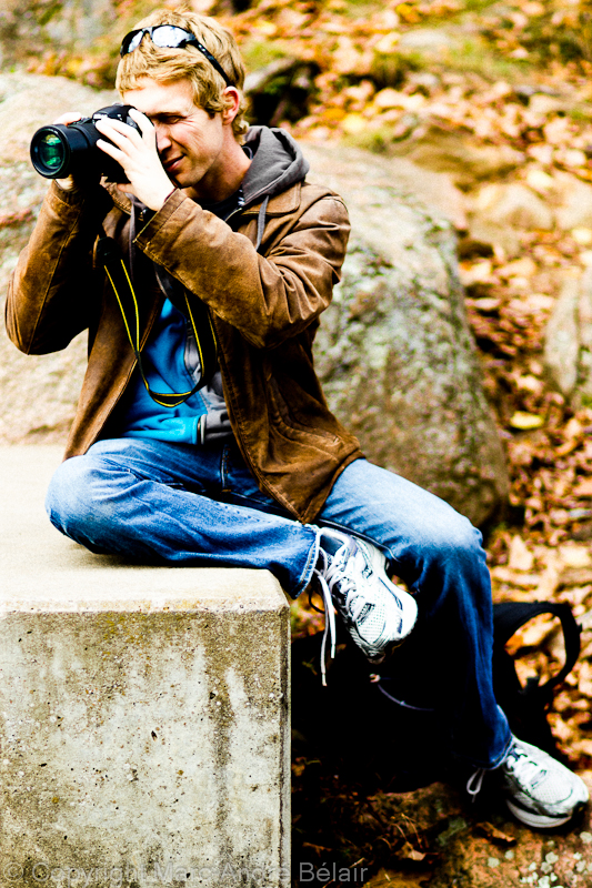 Male model photo shoot of PhotosbyMAB in Gatineau Park, QC