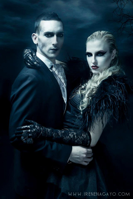 Male and Female model photo shoot of Nathan Heron and Erin Holland by Irene Nagayo, makeup by margarett de guzman