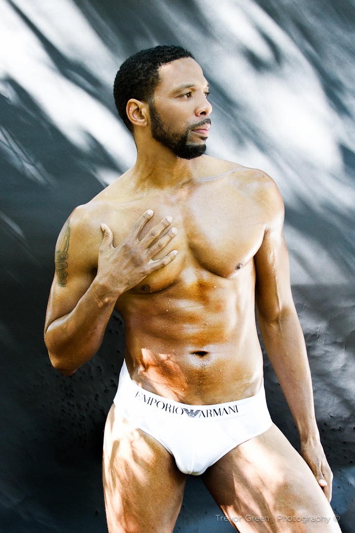 Male model photo shoot of Sharif colbert by Trevor Green