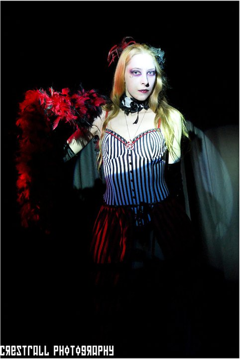 Female model photo shoot of Nenedhel- in Sugar Suite Black country burlesque