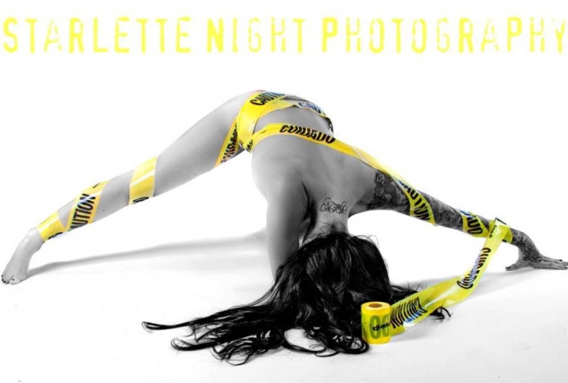 Female model photo shoot of Starlette Night 