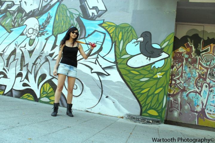 Female model photo shoot of Amee Wartooth in Perth CBD