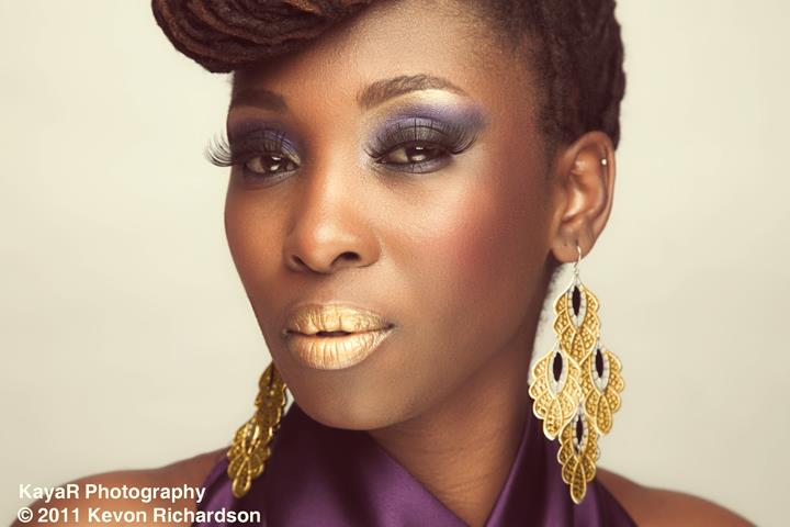 Female model photo shoot of Ebony J Jones MUA
