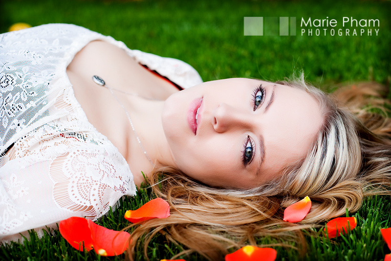 Female model photo shoot of Marie Pham Photography