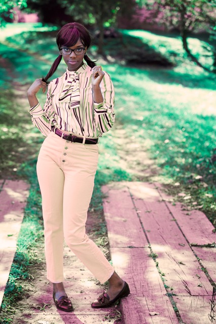 Female model photo shoot of DesireeTheModel by RLK Photo  in Evans Mills Ny, makeup by Yemisi Rose