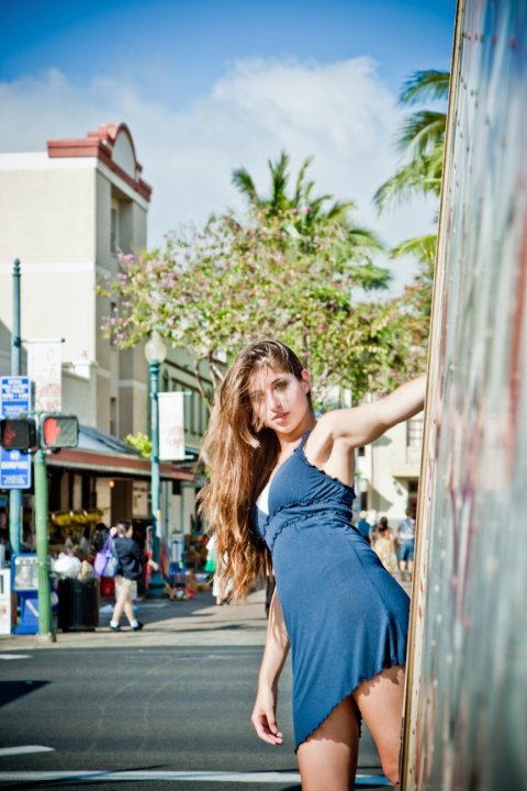 Female model photo shoot of Bailey Rae  in China Town, Hawaii