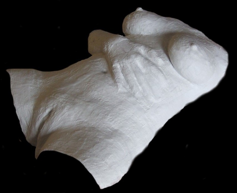 Male model photo shoot of Plaster Body Casts