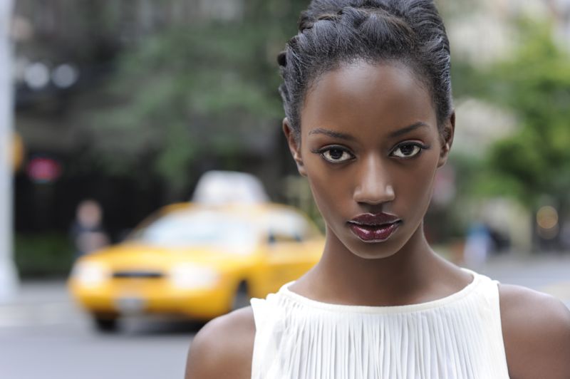 Female model photo shoot of Make Up By Nicole in SoHo, NYC