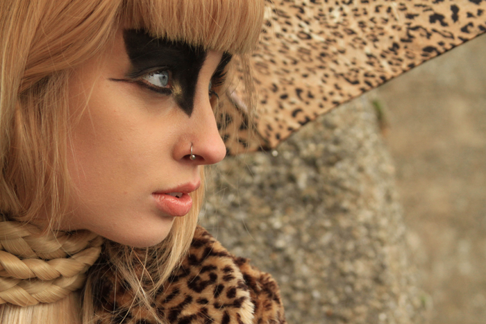 Female model photo shoot of Angela Goodwin Russell and Hanna Goff in Blackrock, Co Dublin, makeup by Daphne Lopes