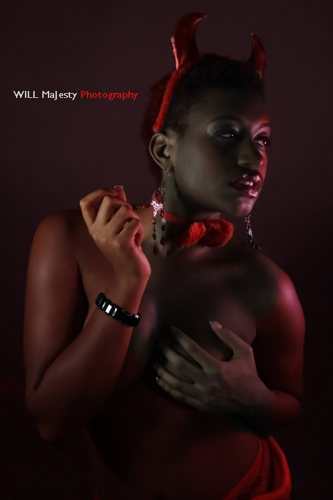 Male and Female model photo shoot of Will Majesty and Steph-Luva in majesty studio
