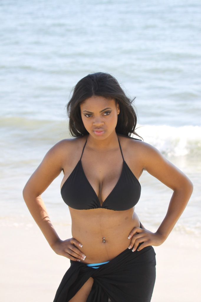 Female model photo shoot of OshAna Shaniece in longbeach... beach