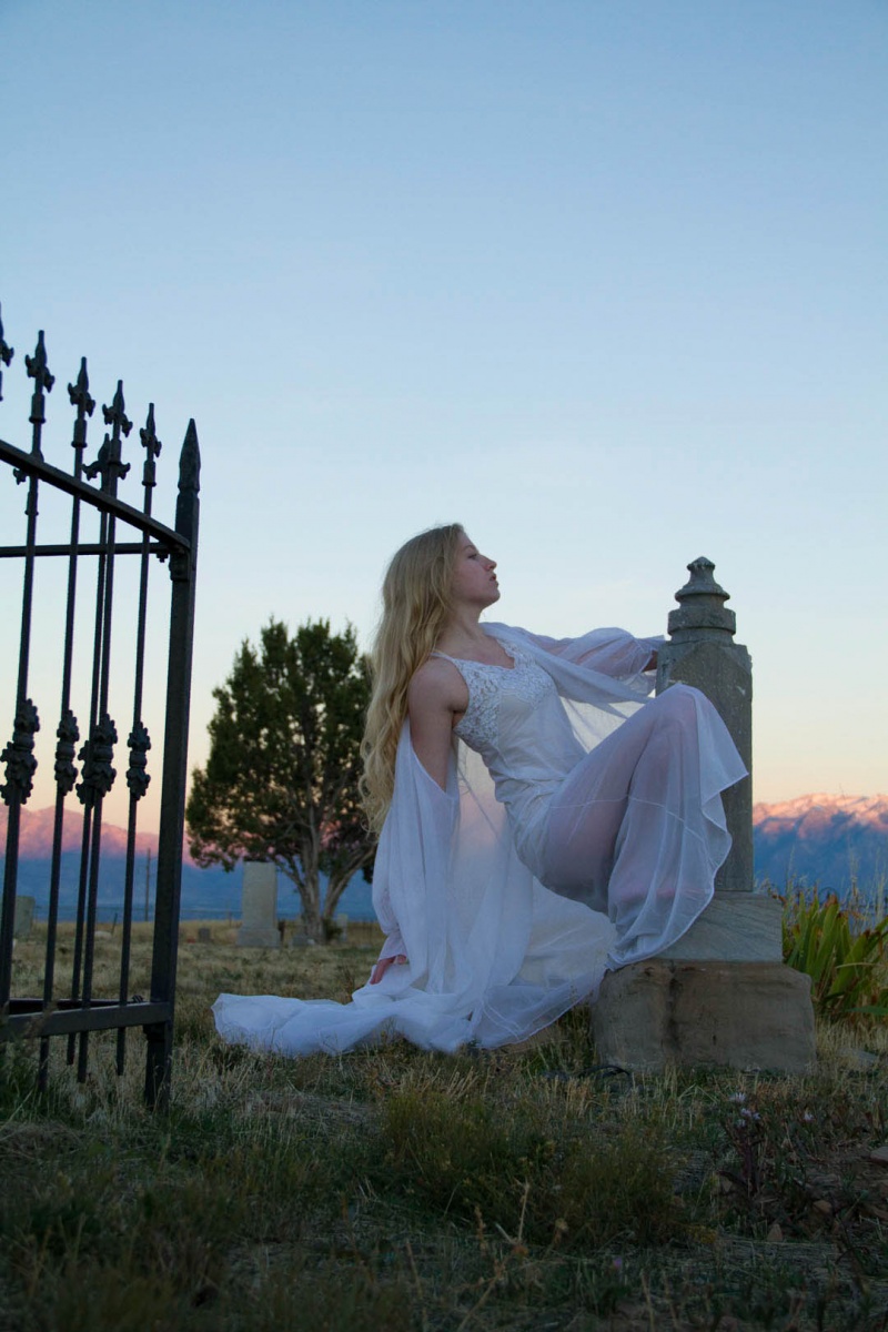 Male and Female model photo shoot of Berlin Imagery and Gabby Jayne in Old Bingham Cemetery