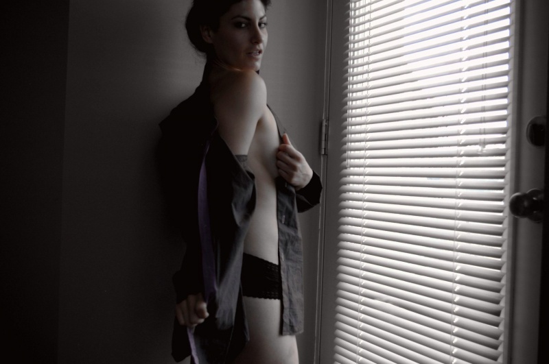 Female model photo shoot of JP Mya by Brooklyn BlackAndWhite
