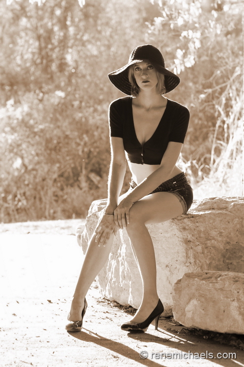 Female model photo shoot of GracieLynn by Rene Michaels