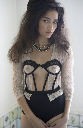 Female model photo shoot of Monika Monroe-Hair