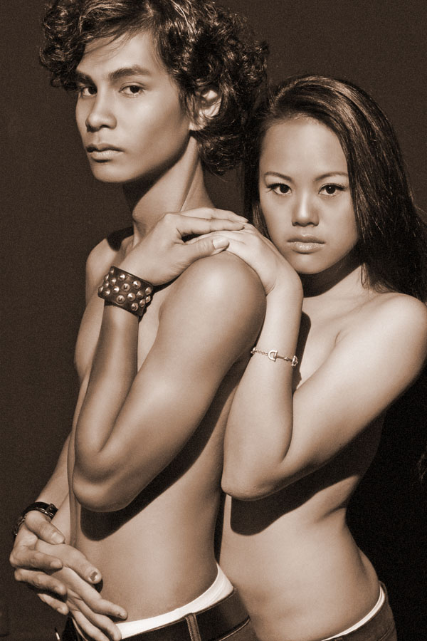 Male and Female model photo shoot of Khairul K and StephN by Geoffrey Pereira