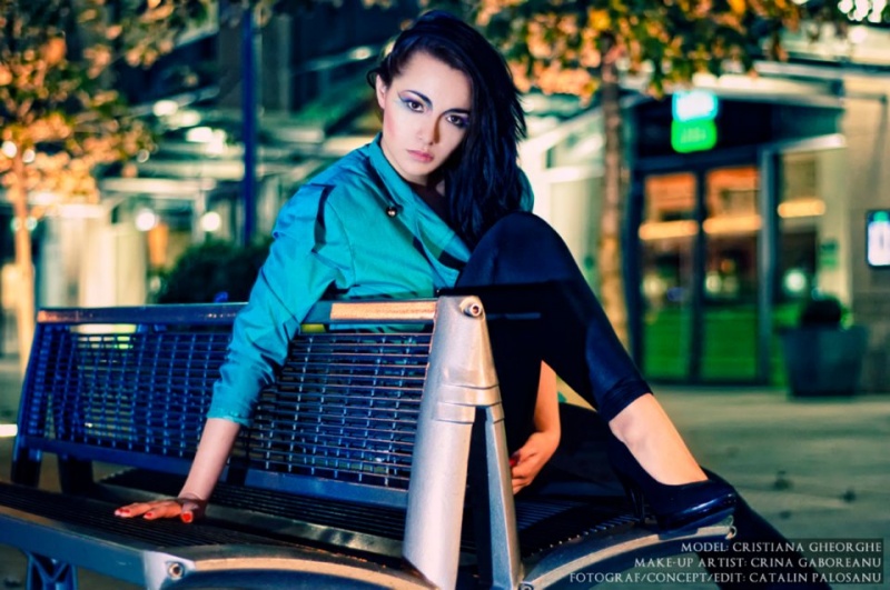 Female model photo shoot of Cristiana Gheorghe by Catalin Palosanu in Bucharest
