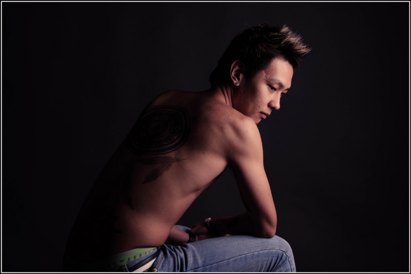 Male model photo shoot of Zheng