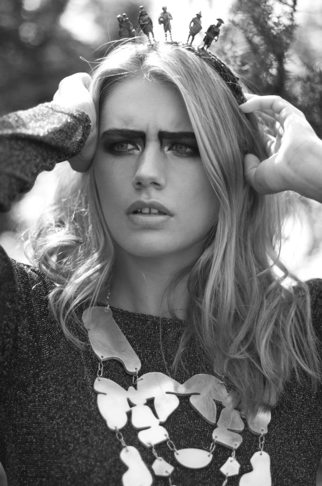 Female model photo shoot of Clare Greathead MUA