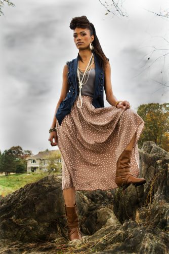 Female model photo shoot of Jayla Jovan by LaToya Renee