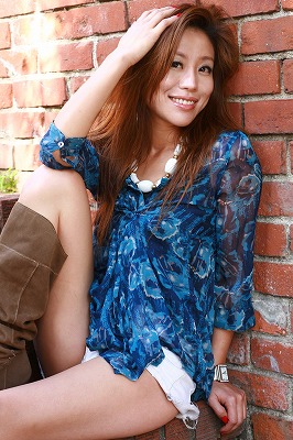 Female model photo shoot of Akiko S by New Faces LA