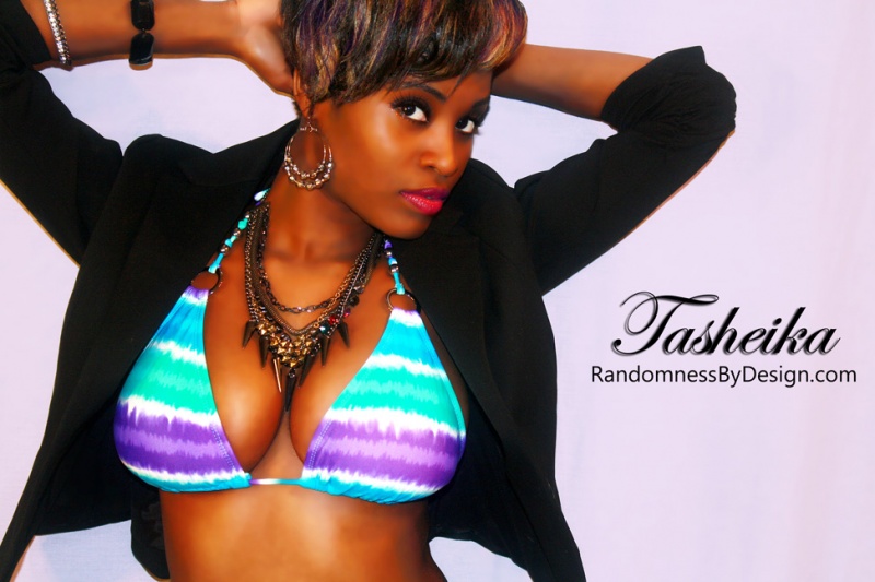 Male and Female model photo shoot of Randomness By Design and Tasheika
