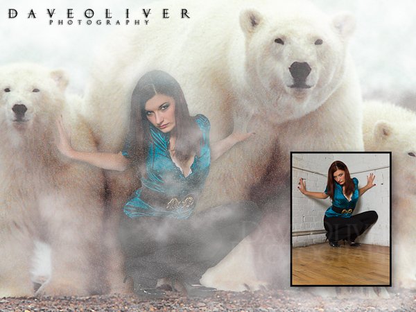 Male and Female model photo shoot of MyFunkypixel and Mercede Chase in Arctic