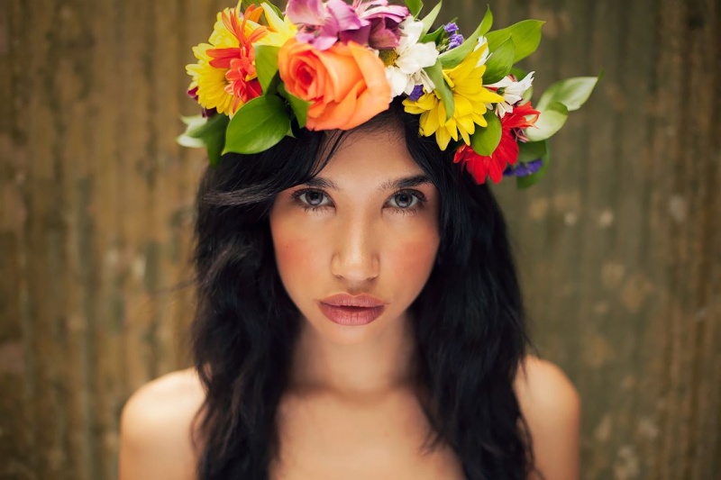 Female model photo shoot of Peace Love Makeup 