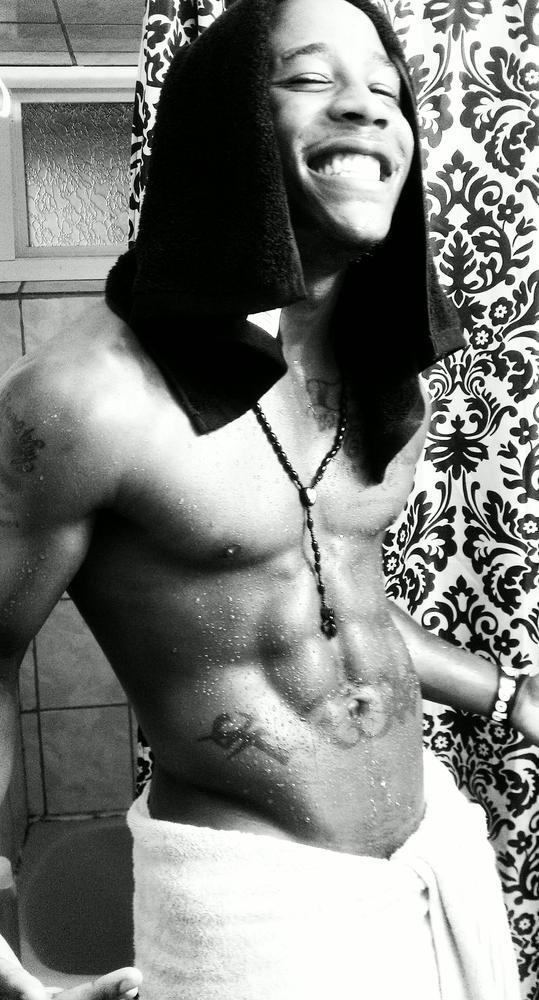Male model photo shoot of Darius Recard Jr in Bathroom shot