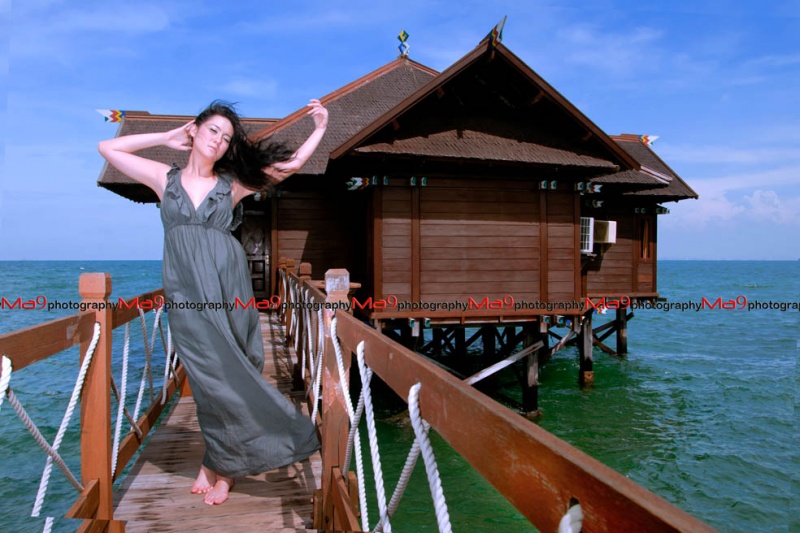 Male model photo shoot of Margo Utomo in Ayer Island Indonesia