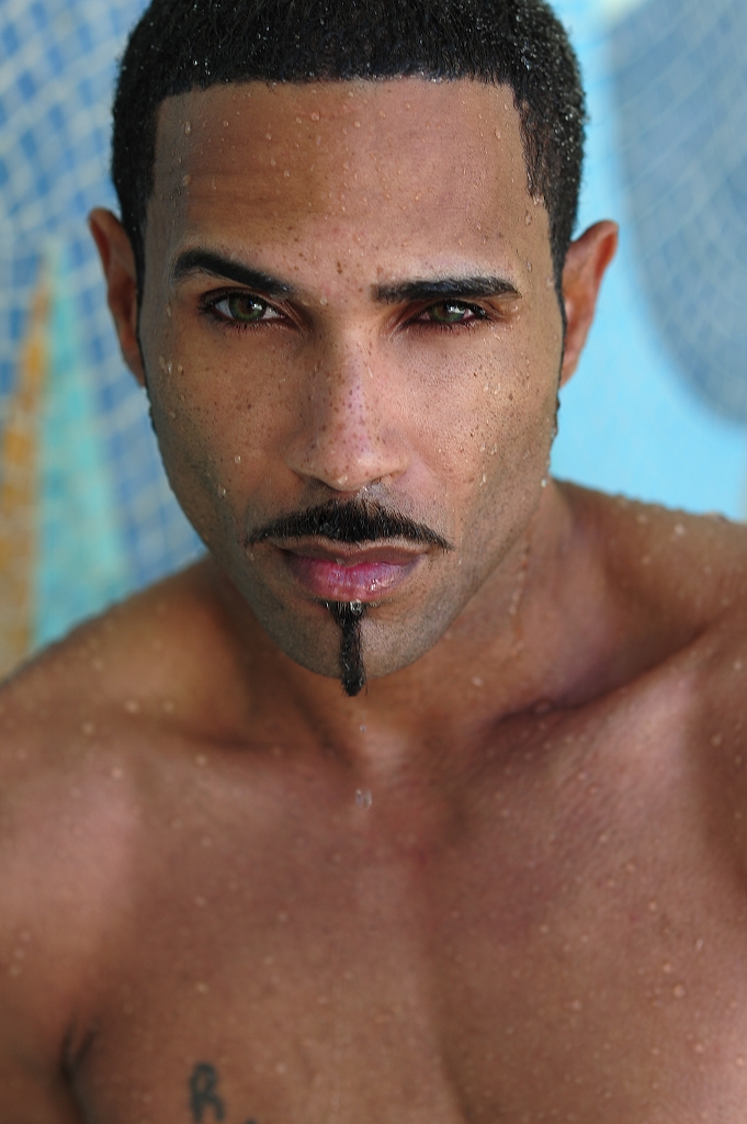 Male model photo shoot of HASAHN in south beach miami