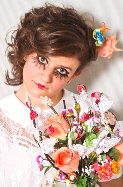 Female model photo shoot of make up artist itzel