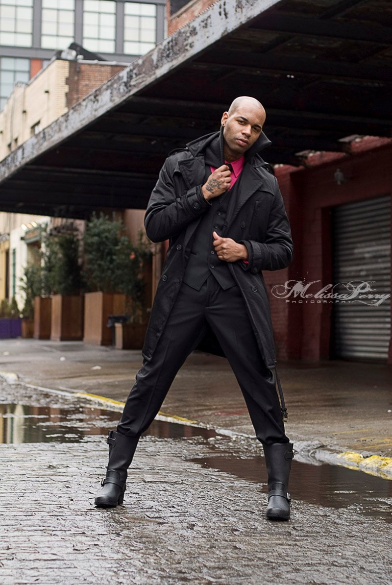 Male model photo shoot of Christopher j Wilson in Ny meat district