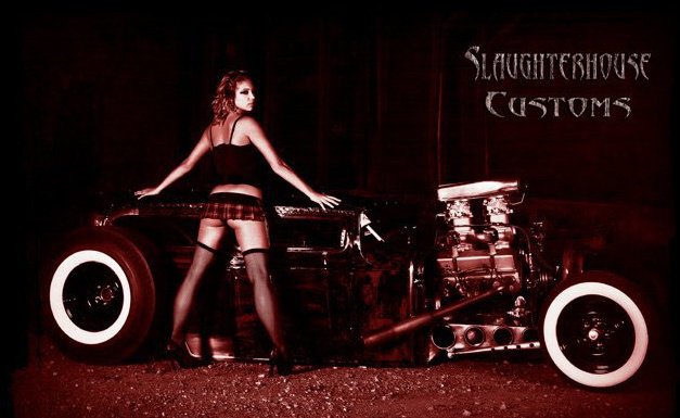 Female model photo shoot of kimberlybreeden in slaughterhouse customs