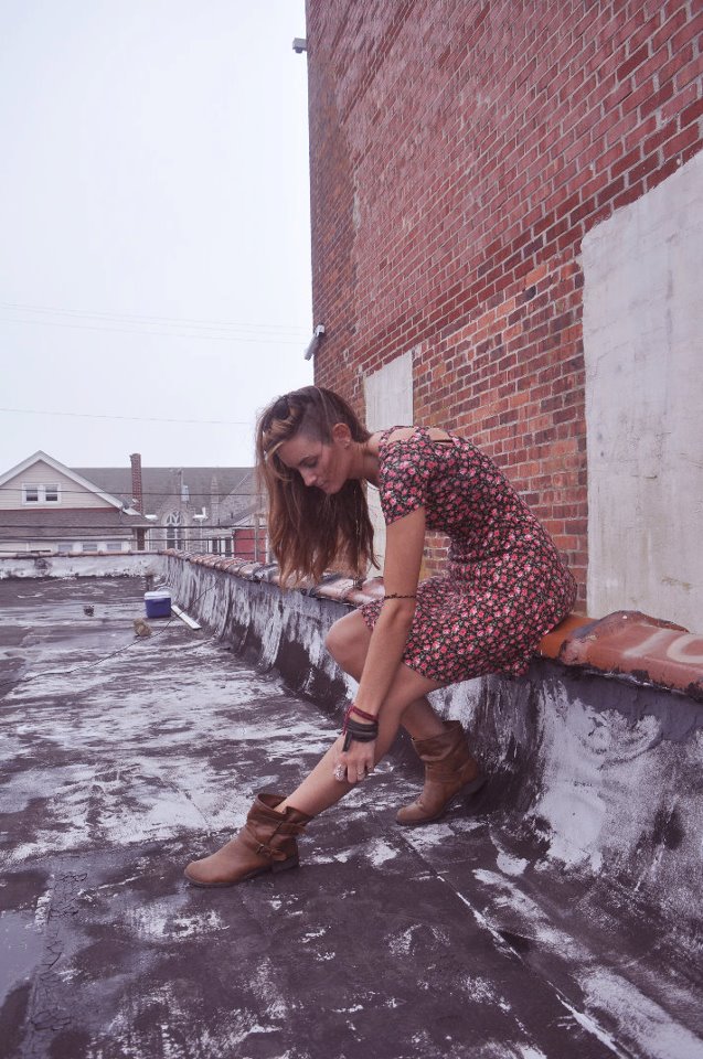 Female model photo shoot of AnnFrancesca in rooftop, ocean city