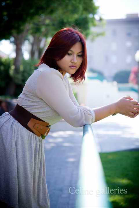Female model photo shoot of Intan Asri in San Bernardino Downtown