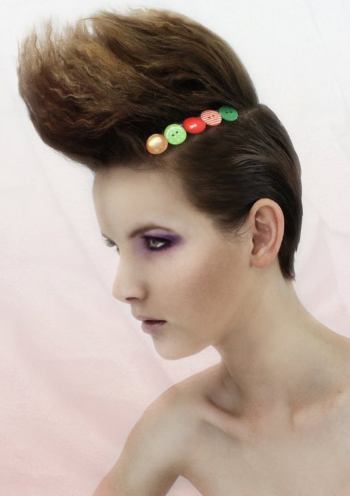 Female model photo shoot of Sarah_Crisp in Chemistry For Hair