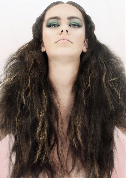 Female model photo shoot of Sarah_Crisp in Chemistry For Hair