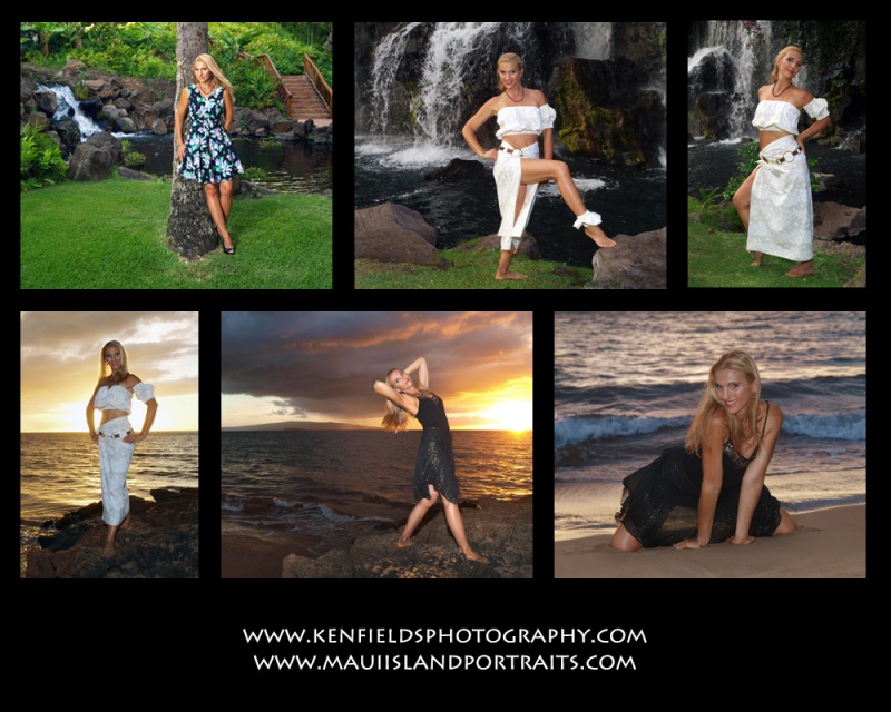Male and Female model photo shoot of Ken Fields Photography and Deborah R  Manzano in Grand Wailea, Maui, Hawaii