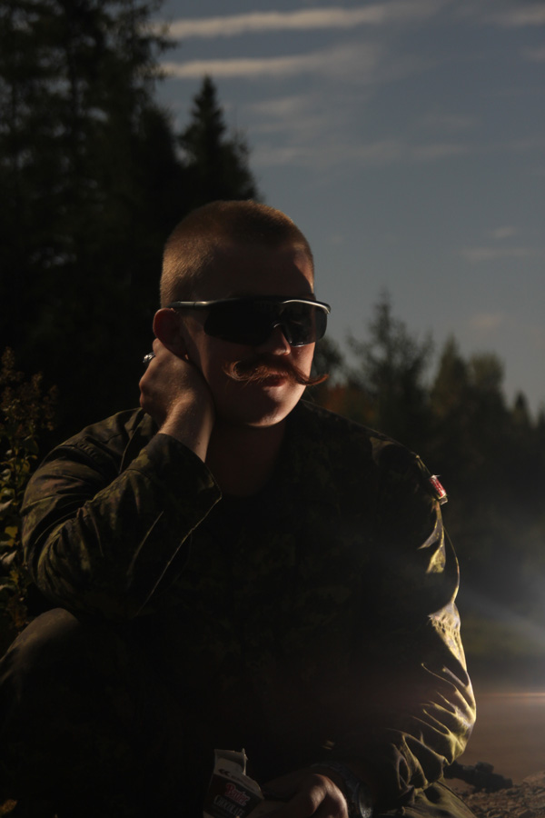 Male model photo shoot of JF Audrain in CFB Gagetown