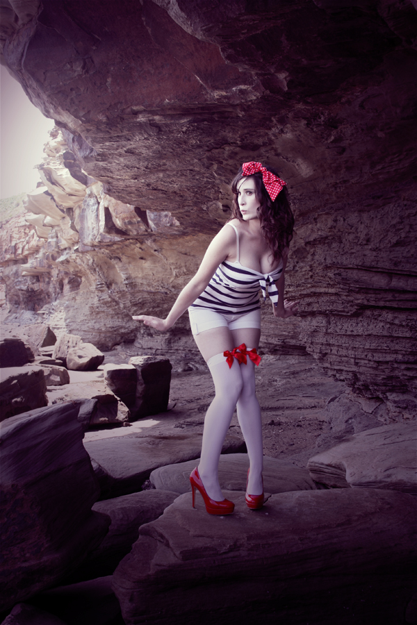 Female model photo shoot of Angeline Bubsy by Dark Cherry Photography
