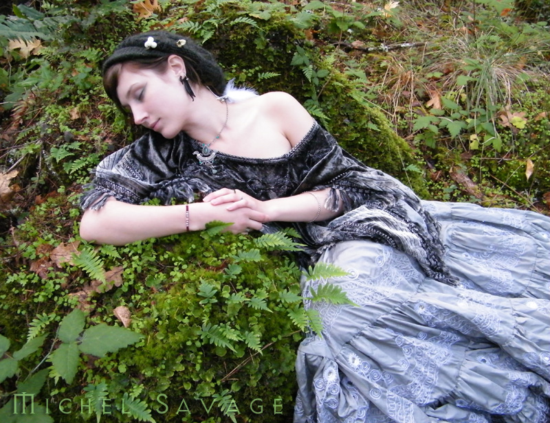 Female model photo shoot of Alana Mellow by The Grey Forest in The Grey Forest