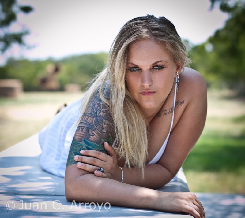 Female model photo shoot of -Hannah Lynn- by Arroyo Inc