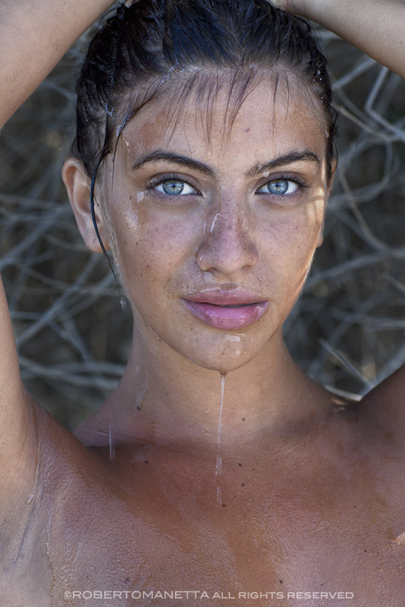 Female model photo shoot of sofia chatziandreou by Roberto Manetta