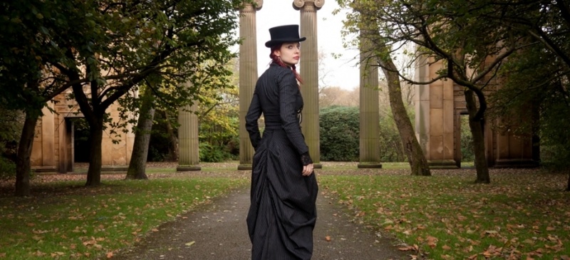 Female model photo shoot of Alice Haverghast by BarnaB Photography in Heaton Park, Manchester