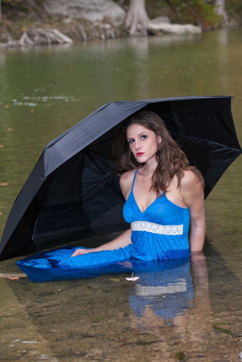 Female model photo shoot of MarissaDanielle7 in Guadalupe River