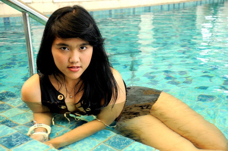Female model photo shoot of Antsmy in Orktoi Plaza, Kemang