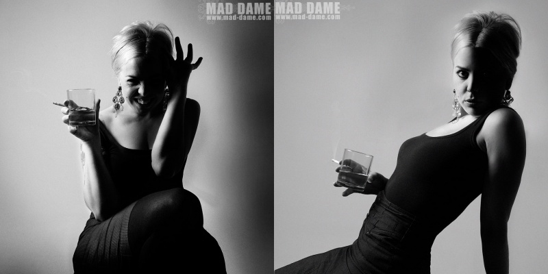 Female model photo shoot of Mad Dame Model in Mad Dame Studio, Melbourne